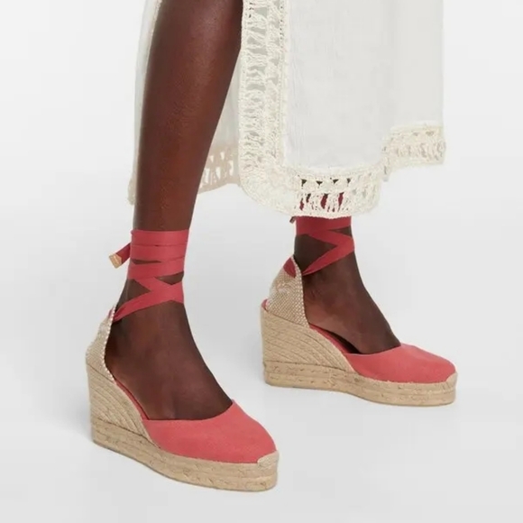 Castaner Shoes - Castañer Carina Canvas Espadrille Wedges